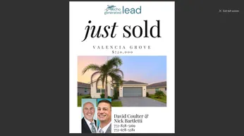 Just Sold in Valencia Grove!