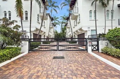 Entrance to property. Gated with surveillance.