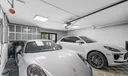 High end garage flooring with level 2 EV charger!