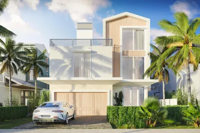 Front rendering of The Juno Beach