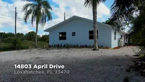 Completely Remodeled Home for Sale with Large Pond in Loxahatchee Groves!