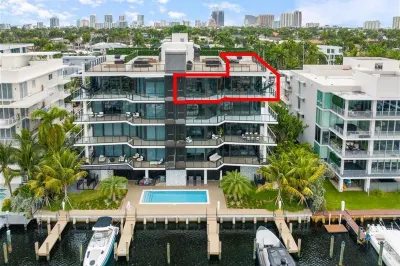 Aerial view of Penthouse South at Casa Murano