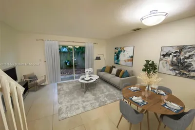 Virtual staging of living and dining