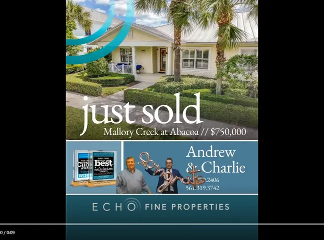 Just Sold in Mallory Creek!