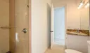 Cabana bathroom and shower, accessible from the pool and backyard