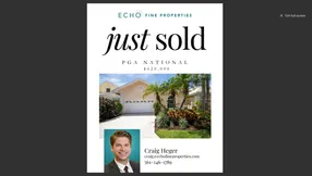 Just Sold in PGA National!