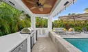 Covered summer kitchen