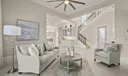 Looking from the Living Room to the Entry