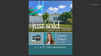 Just Sold in Cabana Colony!