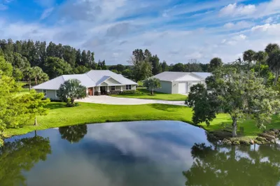 Newer CBS home on 5+/- acres