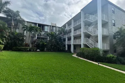 Building from common area near pool