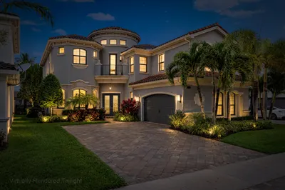 Front Elevation Twilight