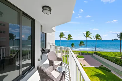 Southeast facing balcony