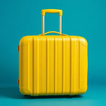 Bright Yellow Suitcase