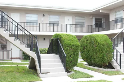 Front of complex