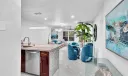 Front Entry, Kitchen Island, Dining and Living Room
