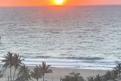 Sunrise view from the balcony