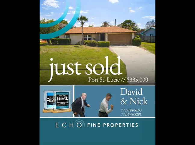 Just Sold in Port St Lucie!