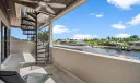 Balcony with spiral stairs to the lookout tower