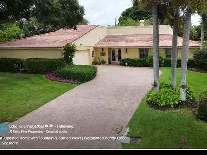 Updated Home with Fountain & Garden Views | Eastpointe Country Club