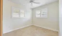 bedroom #3 with double closets