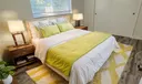 Virtually  staging master bedroom