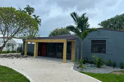 Front of Structure