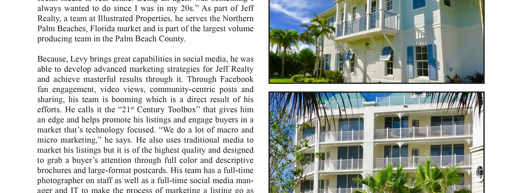 Top Agent Feature on Andrew Levy