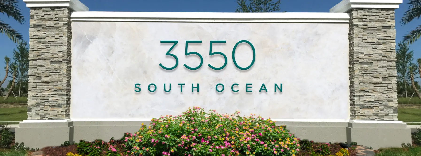 Ocean front condominiums at 3550 South Ocean