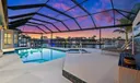 Pool and Spa all screened in