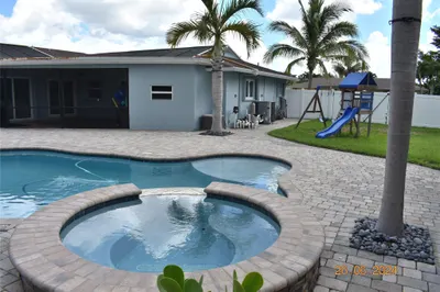 Paradise awaits!!  2013 pool with salt chlorinatio