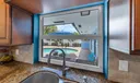 Kitchen overlooking patio