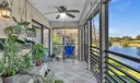 SCREENED-IN BALCONY