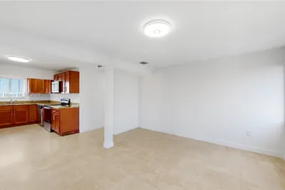Integrated kitchen and living room