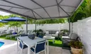 Relaxing canopy area