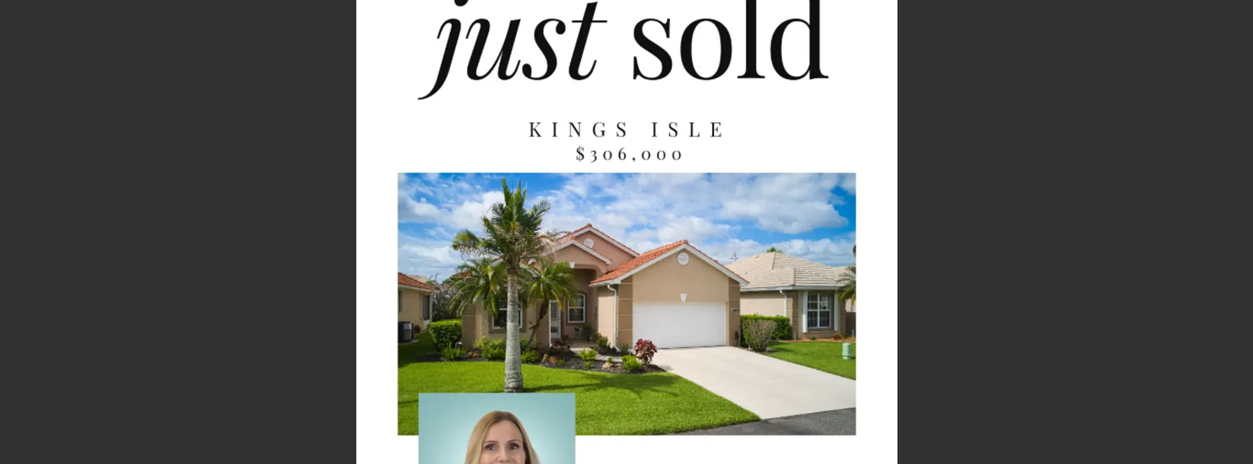 Just Sold in Kings Isle!
