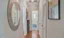 Hallway between bedrooms
