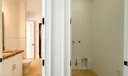 First floor cabana bathroom (left) and a walk-in 2nd laundry room (right)