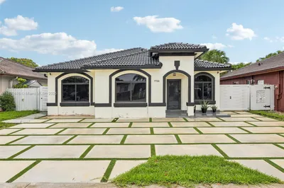 Cement driveway