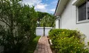 South garden entry into backyard