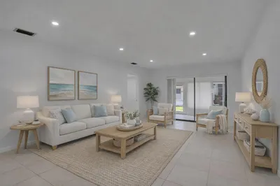 Living Room Virtually Staged
