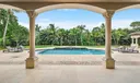 View of the pool from patio