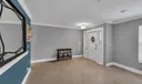 Living room and entry