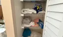 Linen closet in master