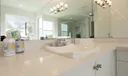 Close up double sink | Master Bathroom | Bathroom #3 of 5 | Second Floor