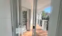 Balcony entry living room