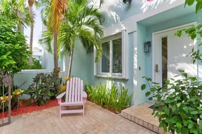 Front entrance and patio
