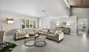 Living Room with High Windows for Lots of Light
