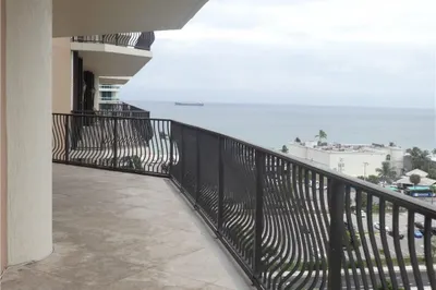 South side of the terrace ocean view