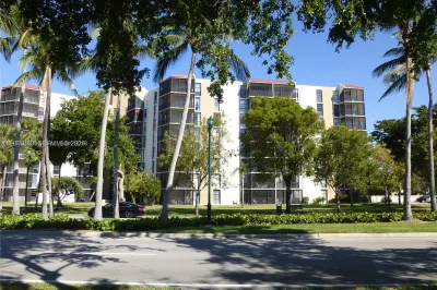 View of building from 3-Mile Turnberry walk path.